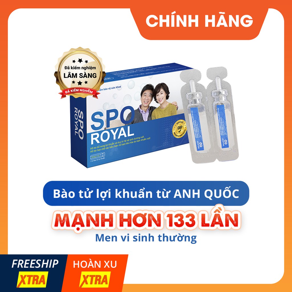 [Kèm Quà Tặng]SPO ROYAL - Sản phẩm cao cấp Bào tử lợi khuẩn cho người viêm đại tràng