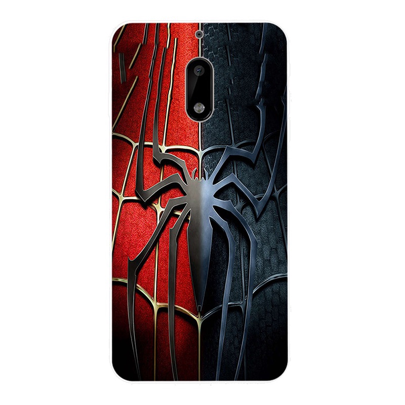 Nokia 6 3 5 3310 7 6.1 2.1 3.1 X3 X5 X7 X6 5.1 7.1 8.1 8 Plus 2.2 3.2 4.2 2018 Spiderman pattern-4 Soft Silicon Case