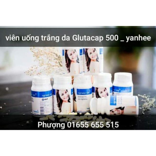 Viên uống trắng da Glutacap 500 bệnh viện yanhee