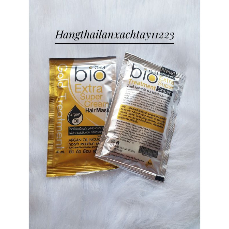 1 Gói ủ tóc Bio gold Treatment 40ml Thái Lan