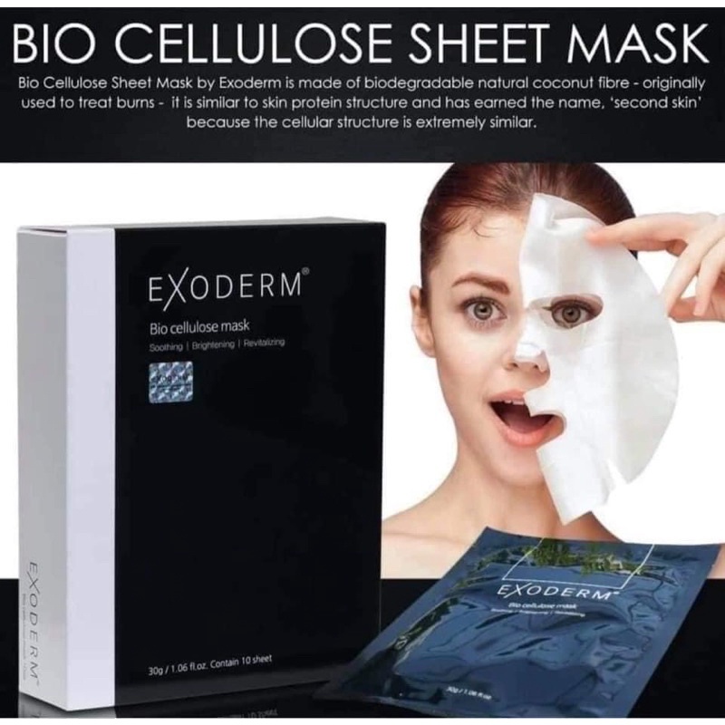 MĂT NẠ NOÃN Dừa EXODERM LÀM SÁNG NÂNG CƠ CHỐNG LÃO HOÁ