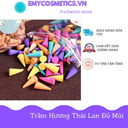 Trầm Hương Thái Lan Đủ Mùi (túi 100 viên kèm chén)