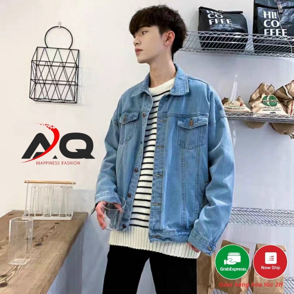 Áo Khoác Jean Nam Nữ Áo Bò Rin Jeans Nam Nữ Cao Cấp FREESHIP + QUÀ TẶNG Cao Cấp Đa Năng Nhiều Mẫu