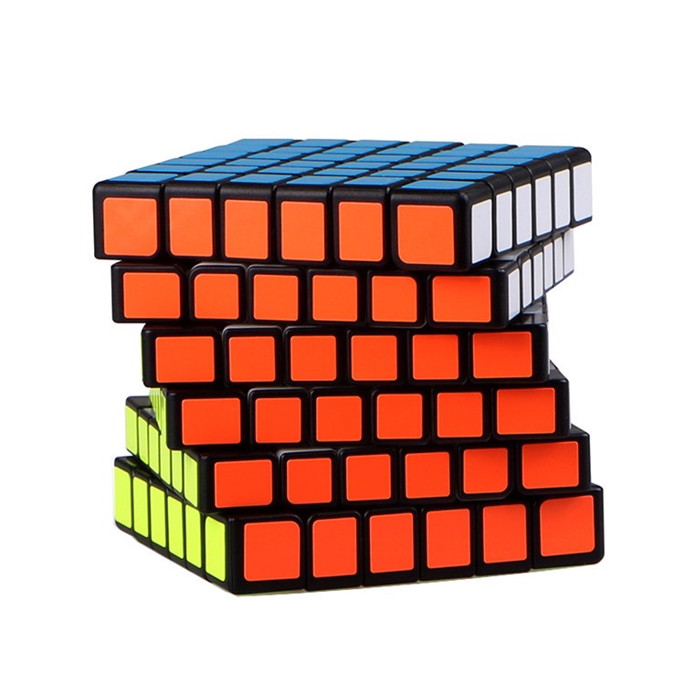 Đồ Chơi Rubik Qiyi dòng Speedcube 6x6, 7x7 Sticker - Giúp Phát Triển Siêu Trí Não-Chính Hãng