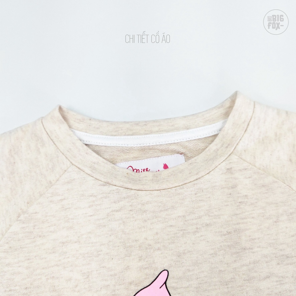 [HÀNG VIỆT NAM] Quần áo bé gái BIGFOX-MISS MEOW thu đông, bộ dài tay cho bé phong cách Hàn Quốc 10 - 38 kg Cô Gái và mèo