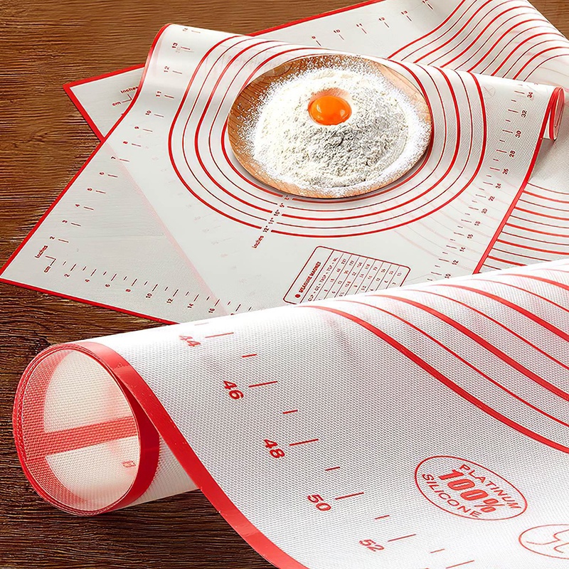 Thảm Silicone Nhào Bột Làm Bánh Tiện Dụng