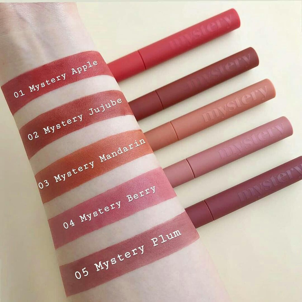 Son Kem Lì I'm Meme Màu Đỏ Đất 002 Mystery Jujube Mystery Blur Tint - OLIX