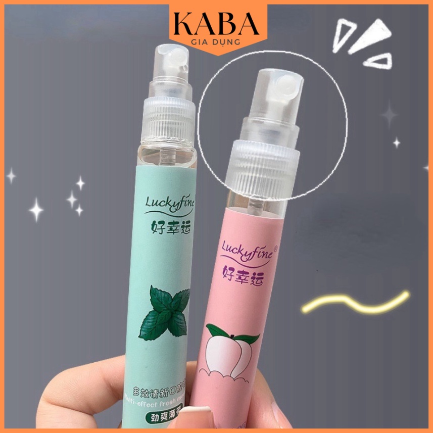 Chai xịt thơm miệng 15dung tích giữ mùi lâu không chứa cồn KABA
