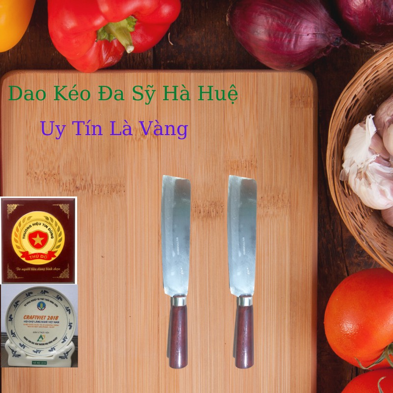 Dao Thái Thịt Thép Ray Trắng K Gỉ Sét, Bảo Hành 12 Tháng, Sắc Bén Bền Đẹp