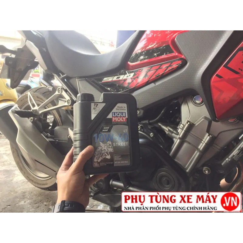 Liqui Moly – Dầu Nhớt Motorbike Street 4T 10W-40 (1521) - Made in Germany - Cấp nhớt SN - Viscosity Index: 158 Fully SYN