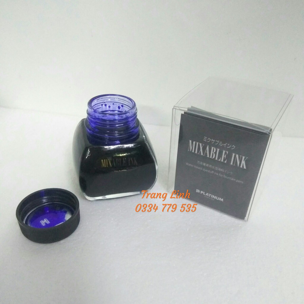 Mực bút máy Preppy nhật bản, hộp 60ml - Mực Preppy Platinum Japan - tranglinh