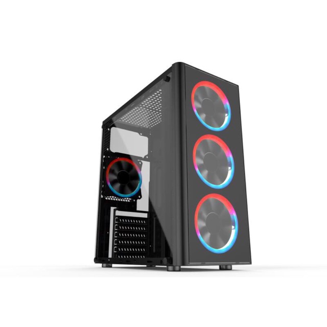 [CASE TRONG SUỐT SIÊU ĐẸP] Vò Case máy tính VSP V3-607 chuyên Gaming