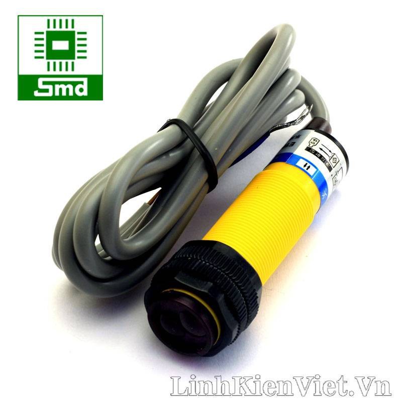 Cảm Biến Khoảng Cách E18 D50NK D80NK NPN thường mở chiều dài 80cm