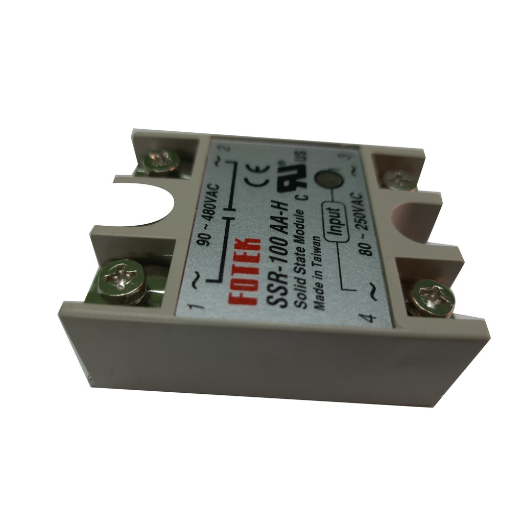 Rơ le bán dẫn fotek SSR 100VA, 100VA-H, 100AA, 100AA-H, 100DA, 100DA-H chuyên dụng cho nồi phở bằng điện
