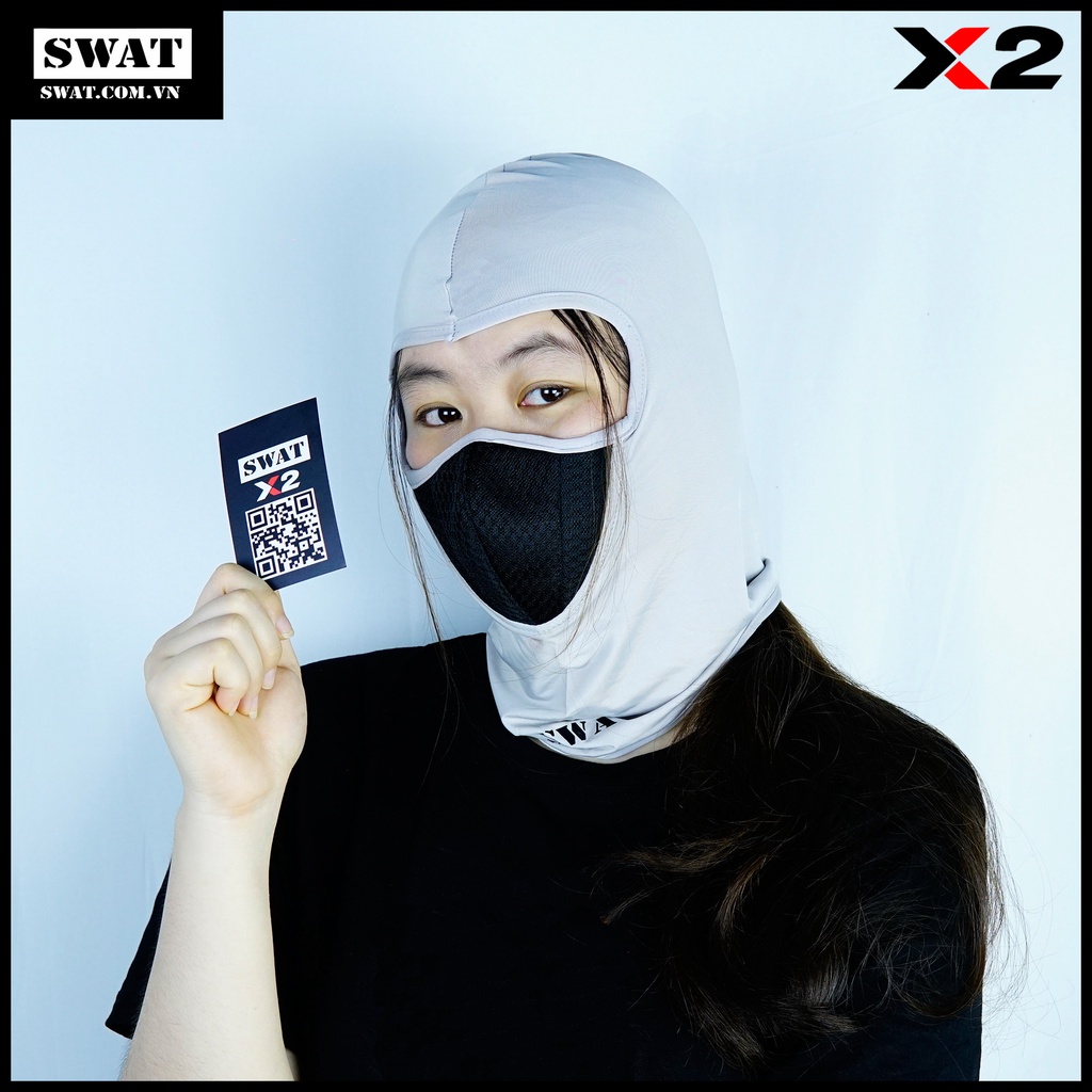 Khăn Ninja Swat X2 Trùm Đầu Đi Chơi, Đi Phượt Tiện Lợi