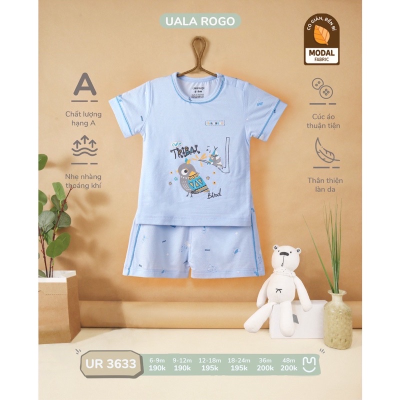 Bộ Cộc Cài Vai Uala Rogo Modal UR 3633