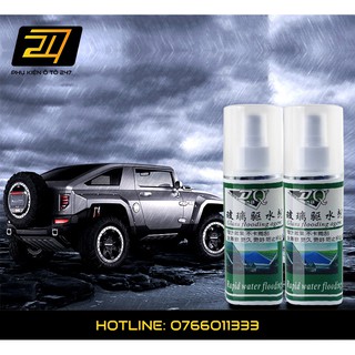 Bình xịt Nano chống bám nước gương kính lái xe ô tô mẫu 1