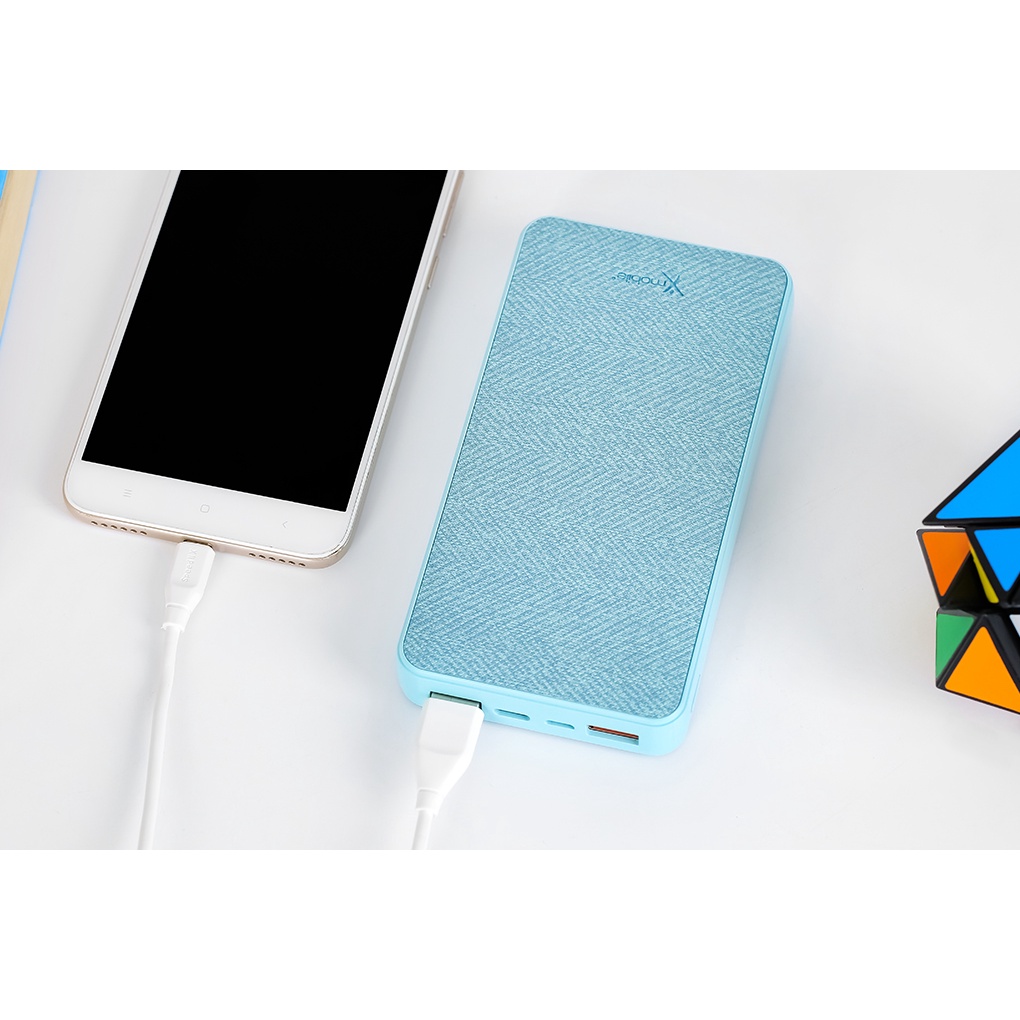 Pin sạc dự phòng Polymer 15.000 mAh Type C PD QC3.0 Xmobile PowerBox P72D