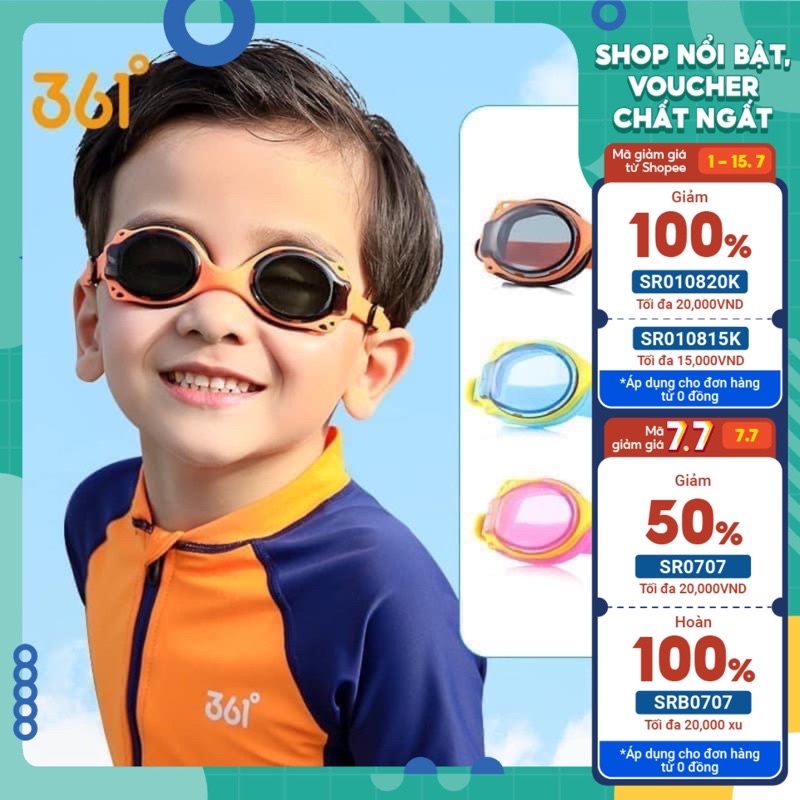 KÍNH BƠI THỂ THAO CHO BÉ HÃNG 361 NCCC - MUA 1 TẶNG 1