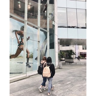 BALO McM MÀU KEM SIZE L - SIZE 40