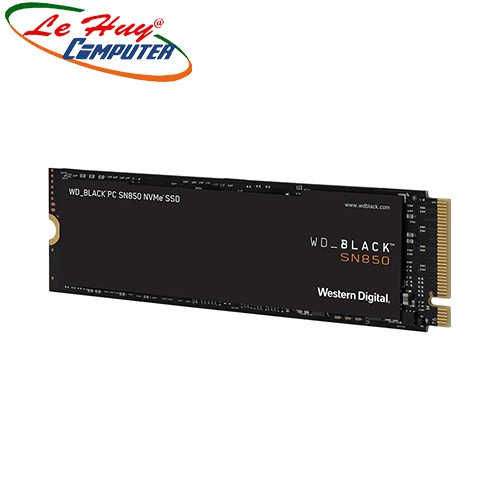 SSD Western Digital Black SN850 500GB PCIe Gen4 x4 NVMe M.2 WDS500G1X0E