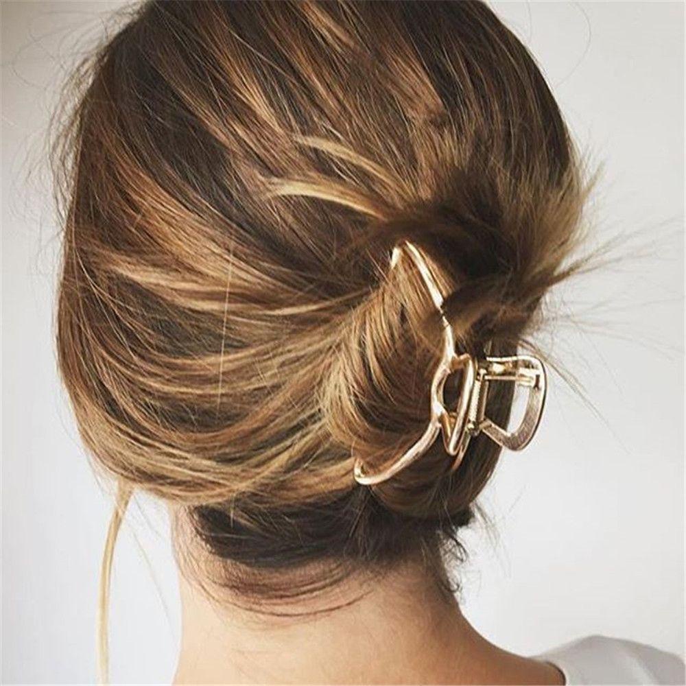 Kẹp Càng Cua Kim Loại Đơn Giản Thời Trang Dự Tiệc Cưới
