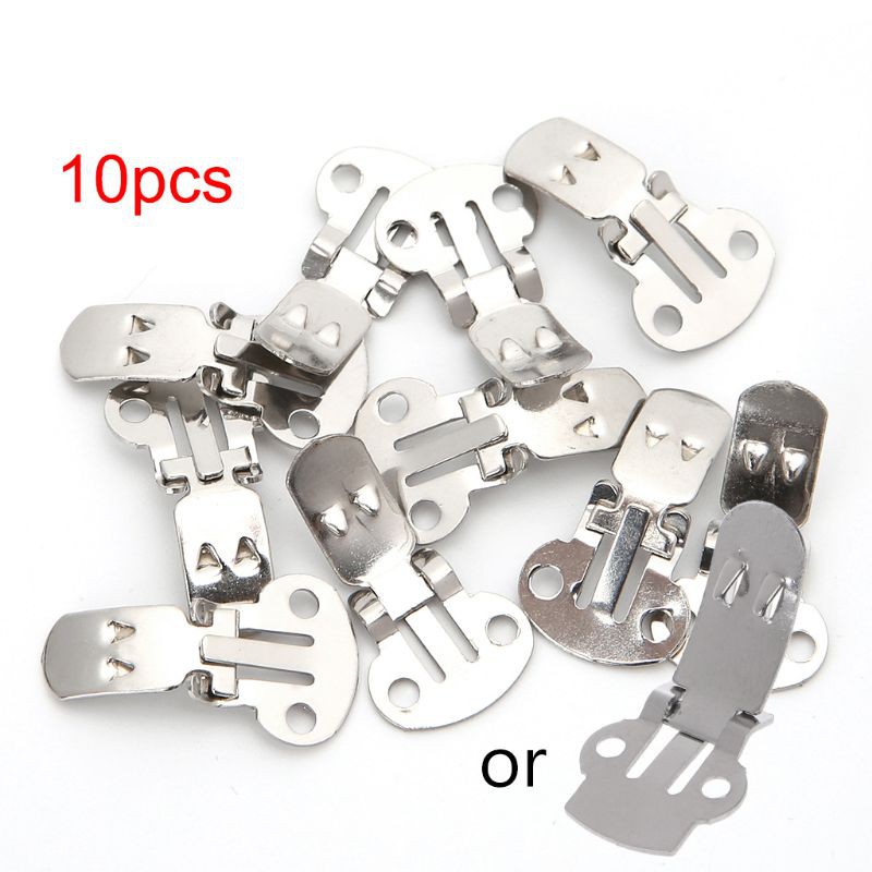 Set 10 kẹp khóa giày thép không gỉ tiện lợi