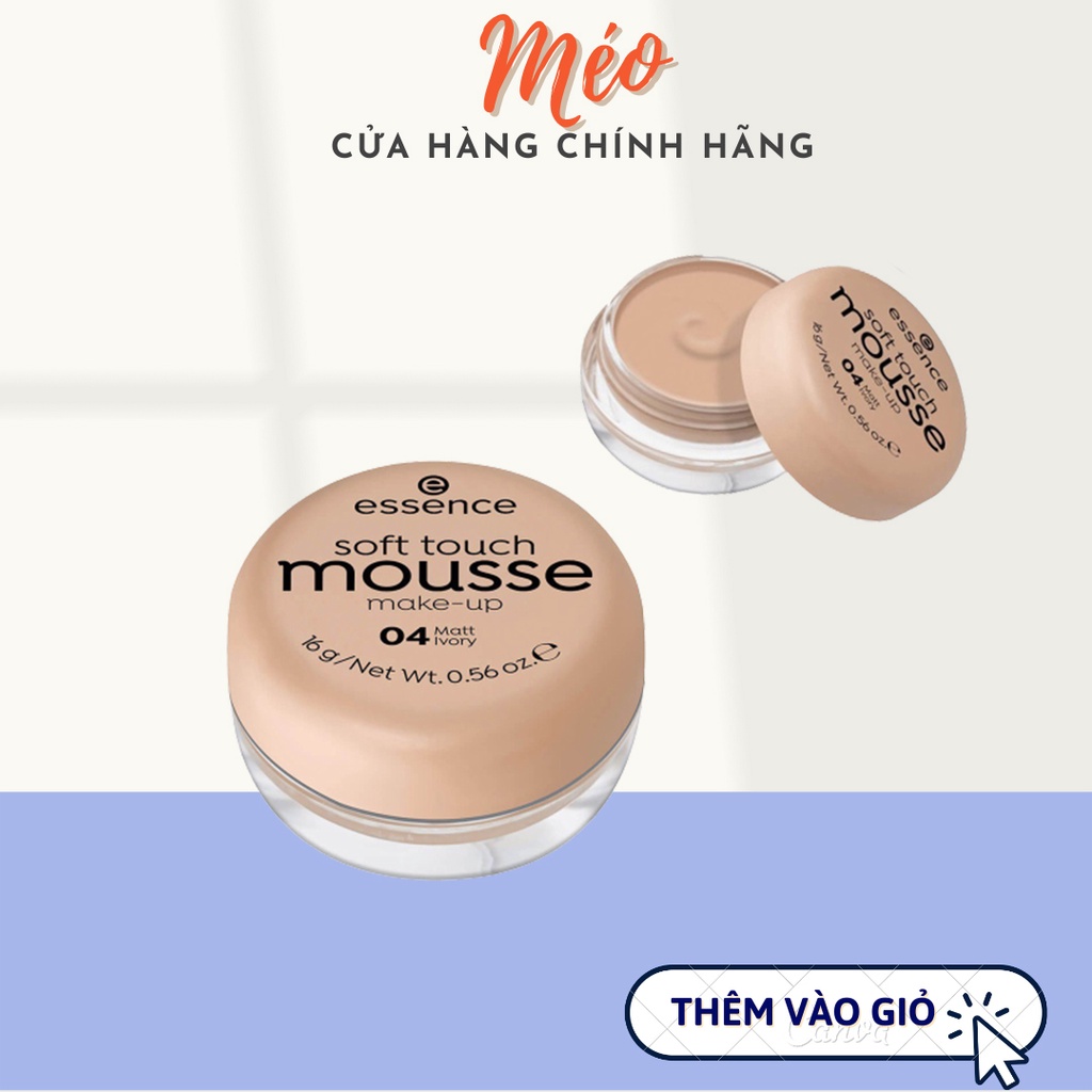 PHẤN TƯƠI ESSENCE SOFT TOUCH MOUSSE [CHÍNH HÃNG] (Tone 04) - Loại phấn mà bạn dùng 1 lần sẽ không muốn thay đổ