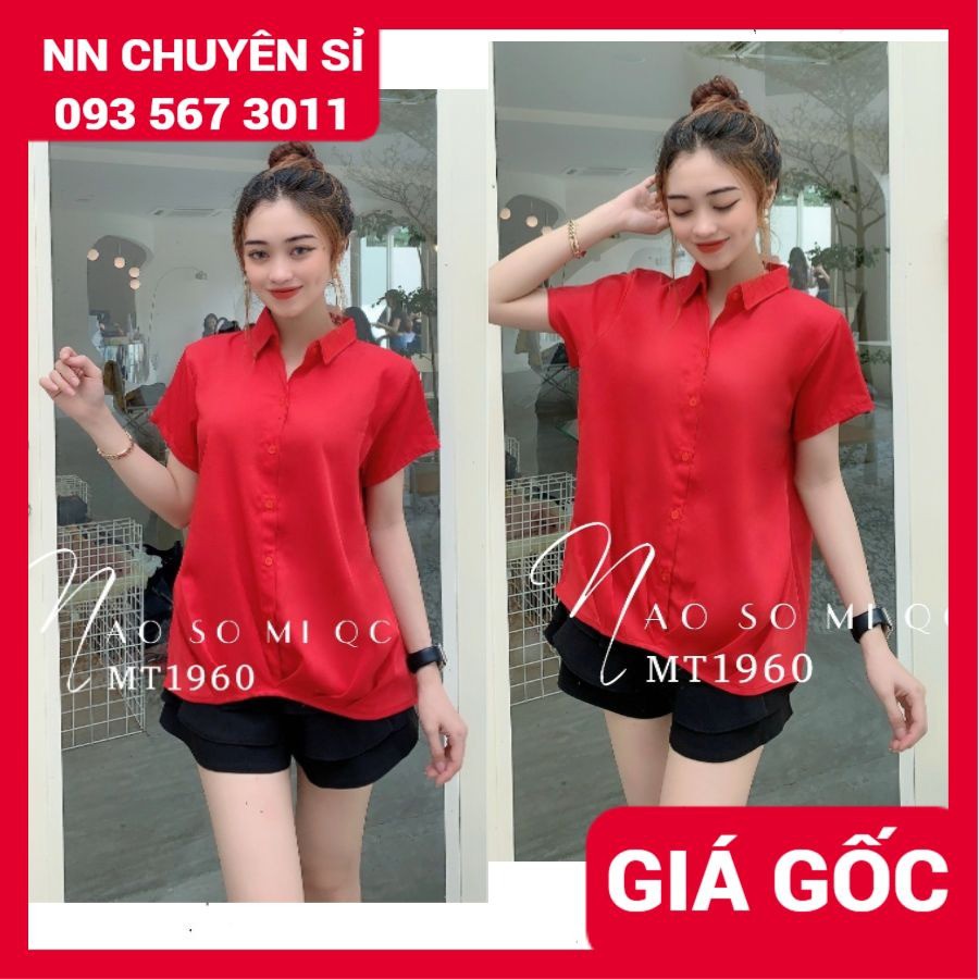 HÀNG ĐẸP⚡ ÁO SƠ MI LAI THUN MT1960 ⚡ ÁO SƠ MI TAY NGẮN ⚡ẢNH THẬT⚡ ÁO CÔNG SỞ