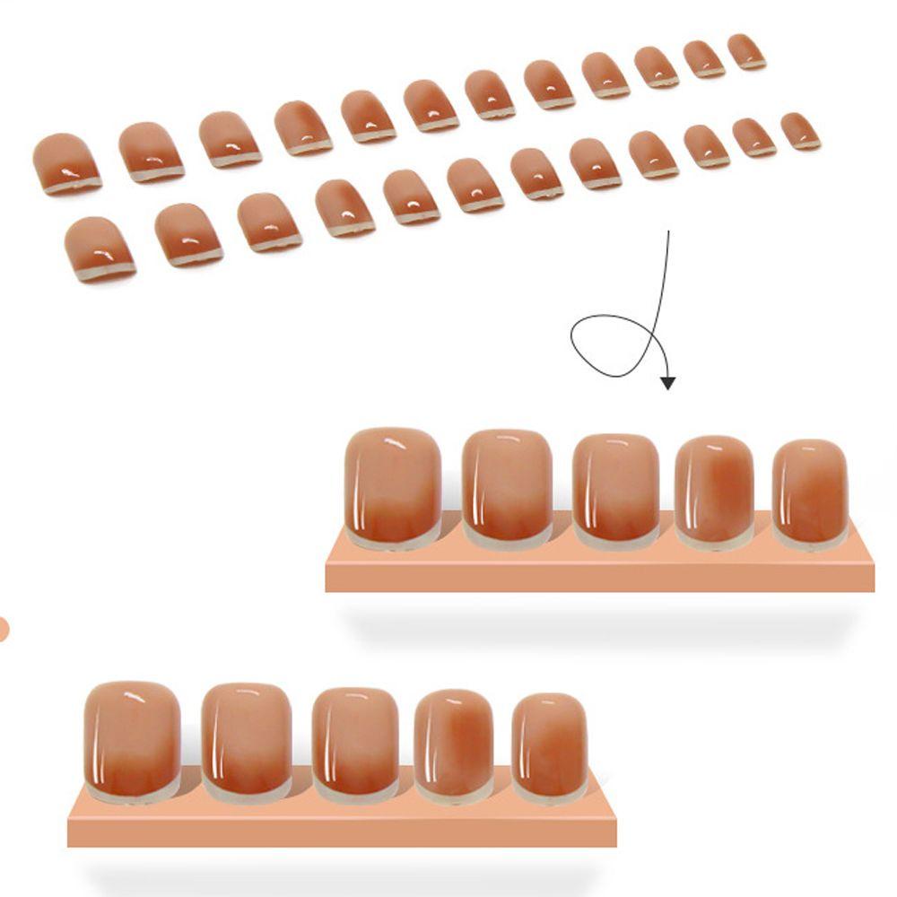 [Hàng mới về] Móng giả hình hoa/ trái tim tình yêu che phủ toàn diện nhấn dán lên móng phong cách Nhật Hàn thời trang