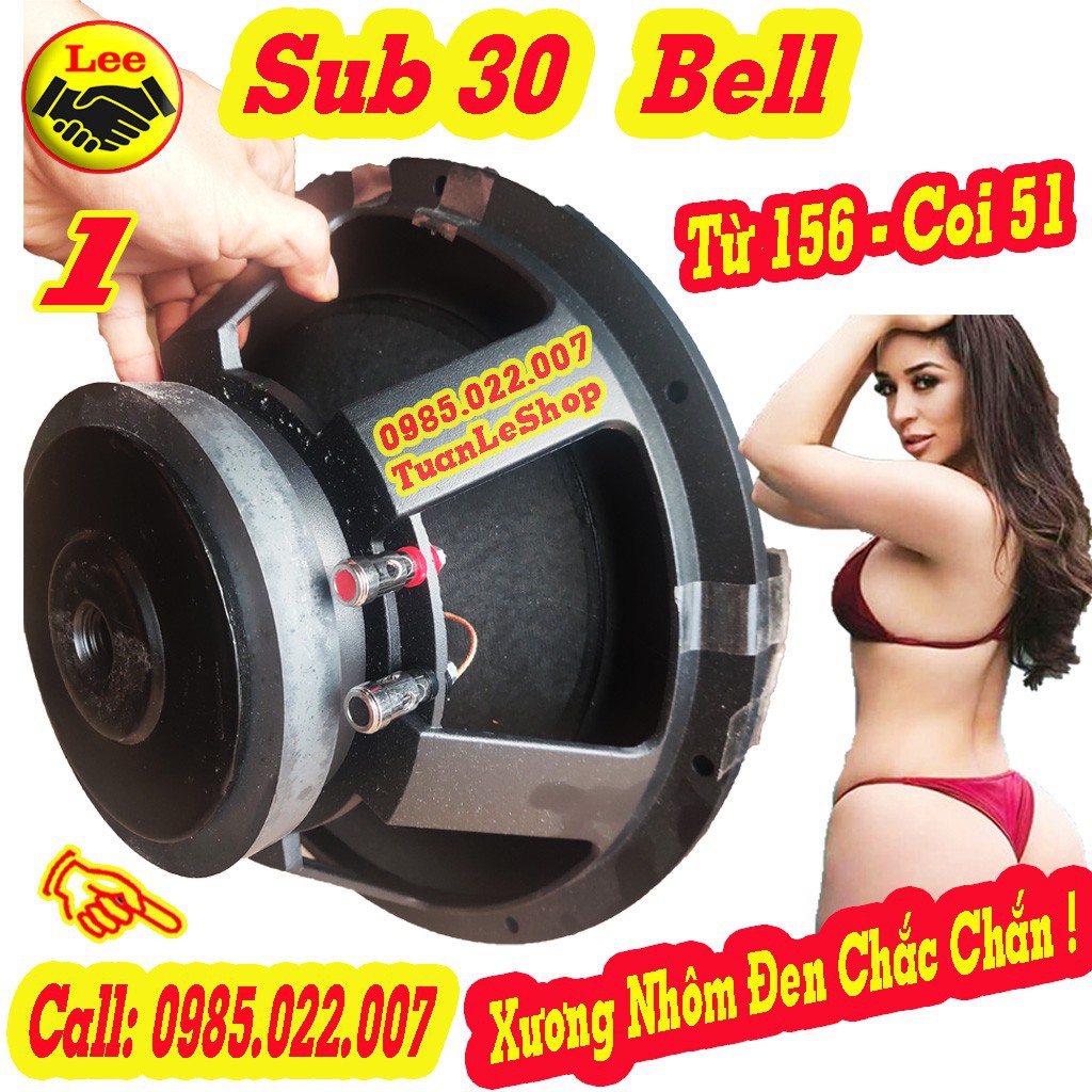 01 LOA SUB 30 BELL XƯƠNG NHÔM TỪ 156 COIL 51 - GIÁ 1 CỦ SÚP 30