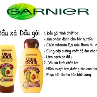 Dầu gội xả Garnier Ultra Doux