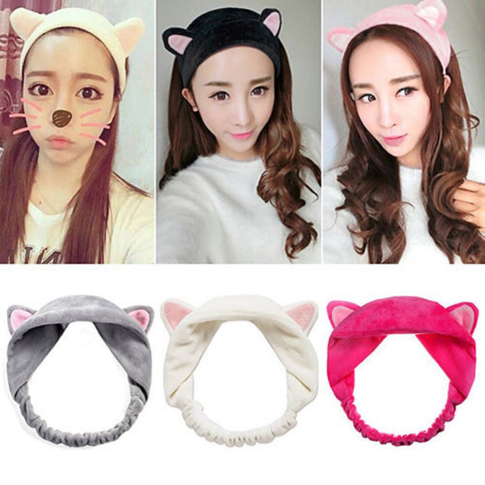 Băng đô đầu tai mèo Về Nhà Đi Con | Headbands rửa mặt