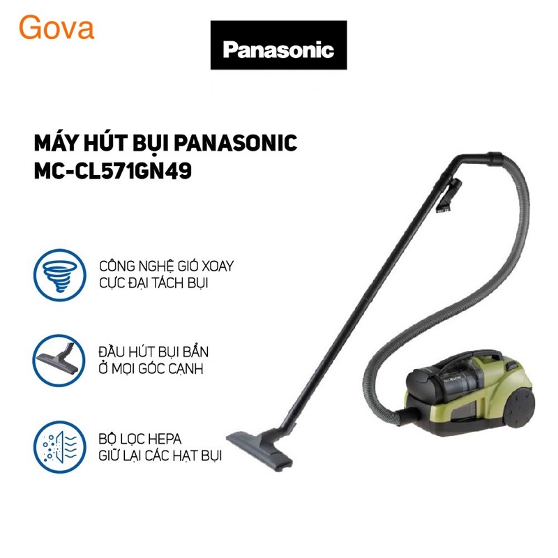 Máy Hút Bụi Panasonic MC-CL571GN49 1600W - Hàng Chính Hãng