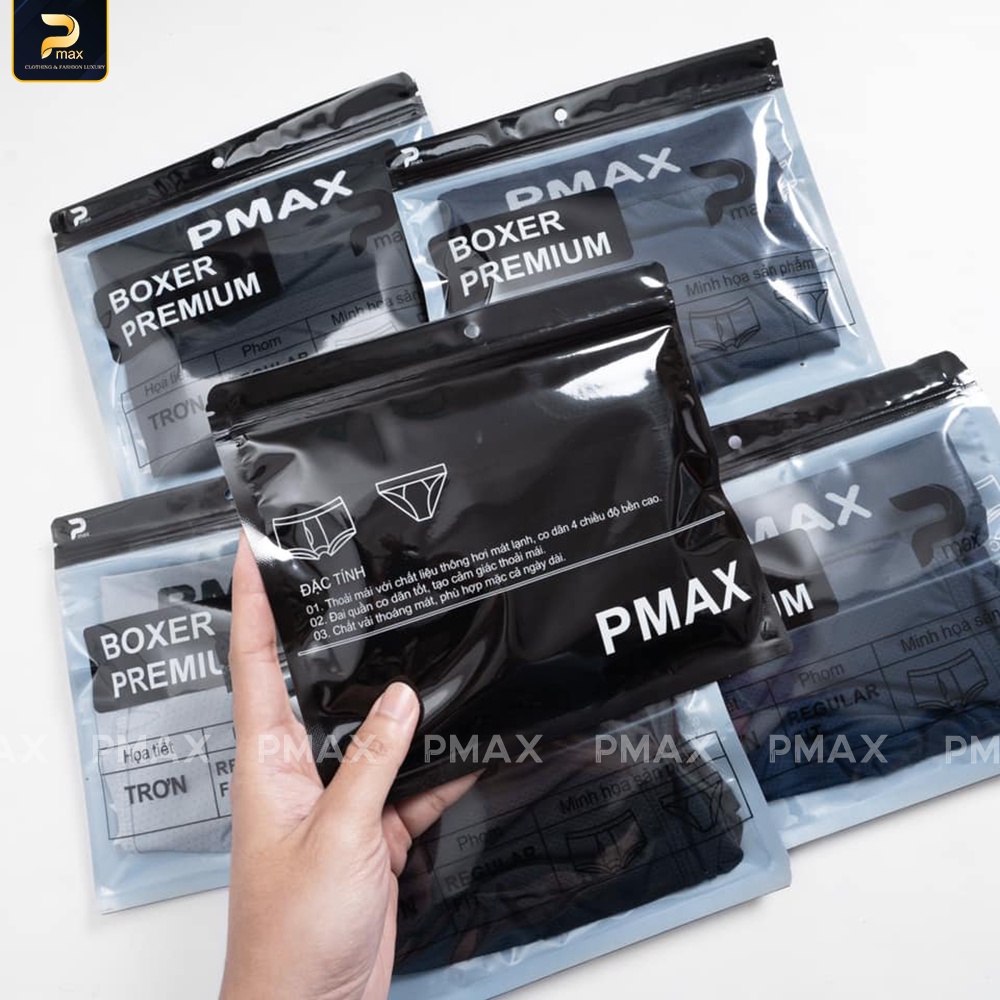 Combo 2 quần lót tam giác nam vải lụa lỗ kim Icy tự nhiên 100% thoáng khí co giãn cao cấp - PMAX