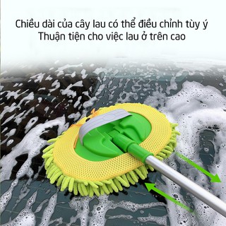 Chổi lau xe ô tô, cọ rửa xe hơi tại nhà, chổi lau dọn nhà cửa