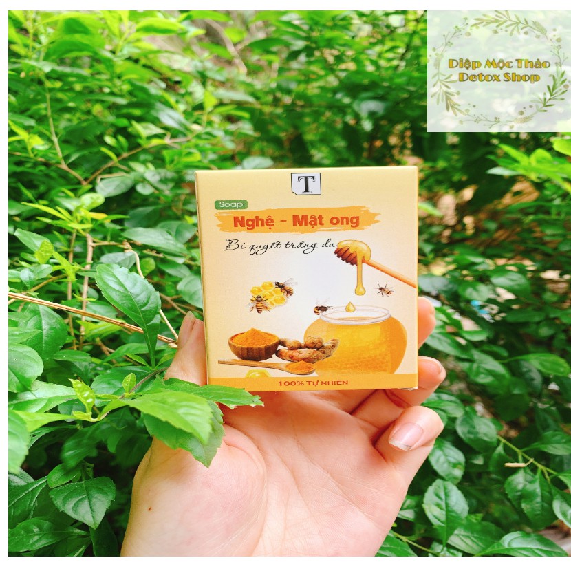 Xà Bông Nghệ - Mướp Đắng Giảm Thâm, Mụn Lưng, Viêm Lỗ Chân Lông.