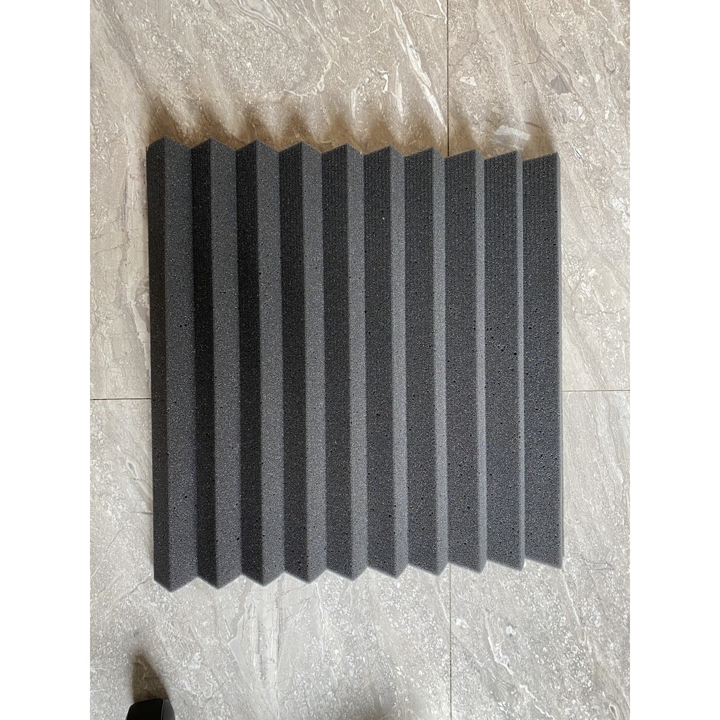 Mút tam giác cách âm - tiêu âm 50 x 50 cho phòng thu âm, phòng karaoke, phòng livestream.bay...