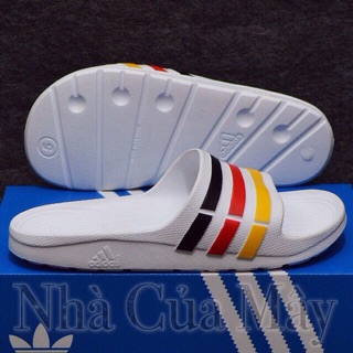 [☘️ADIDAS®☘️]- DÉP ĐÚC DURAMO SLIDES - Trắng S/BRY