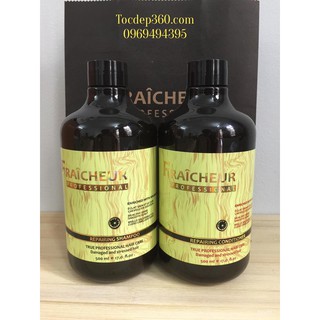 Cặp gội xả FRAICHEUR phục hồi tóc hư tổn 500ml(dành cho tóc dầu)