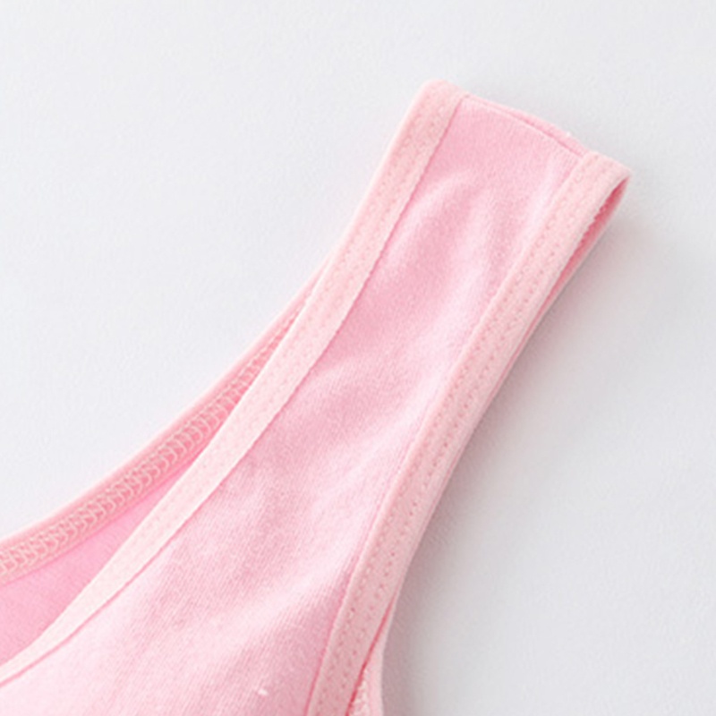 Youyo Áo lót vải cotton In Họa Tiết Mèo / Cá Hoạt Hình Có Đệm Lót Cho Bé Gái Brale