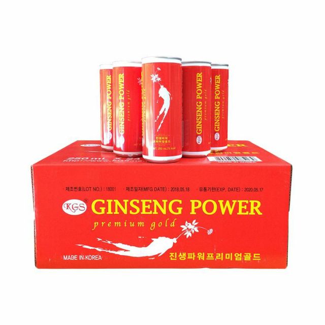 Nước Hồng sâm lon Ginseng Power 250ml KGS