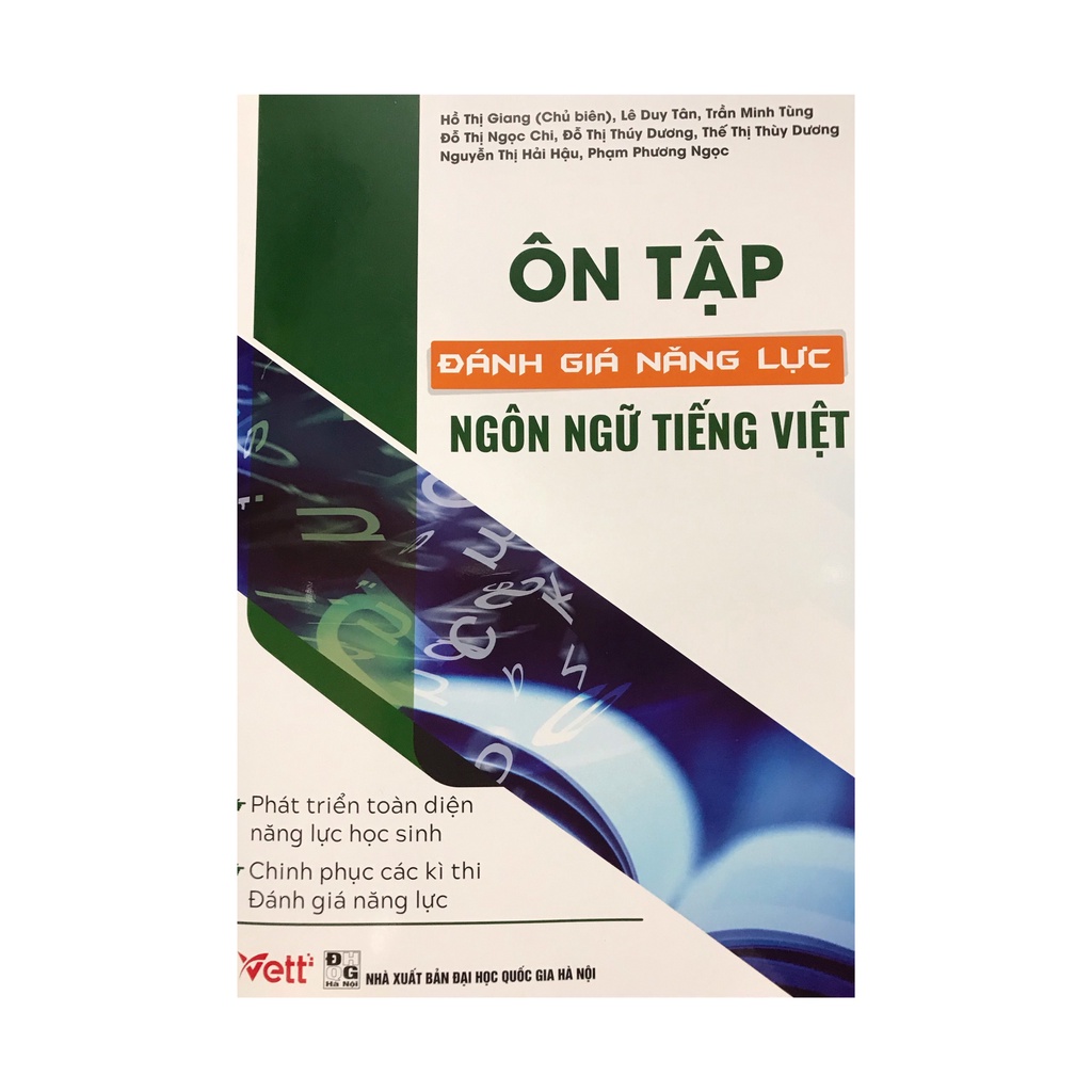 [Mã LIFEXANH03 giảm 10% đơn 500K] Sách - Ôn tập đánh giá năng lực ngôn ngữ Tiếng Việt ( Hồ Thị Giang )