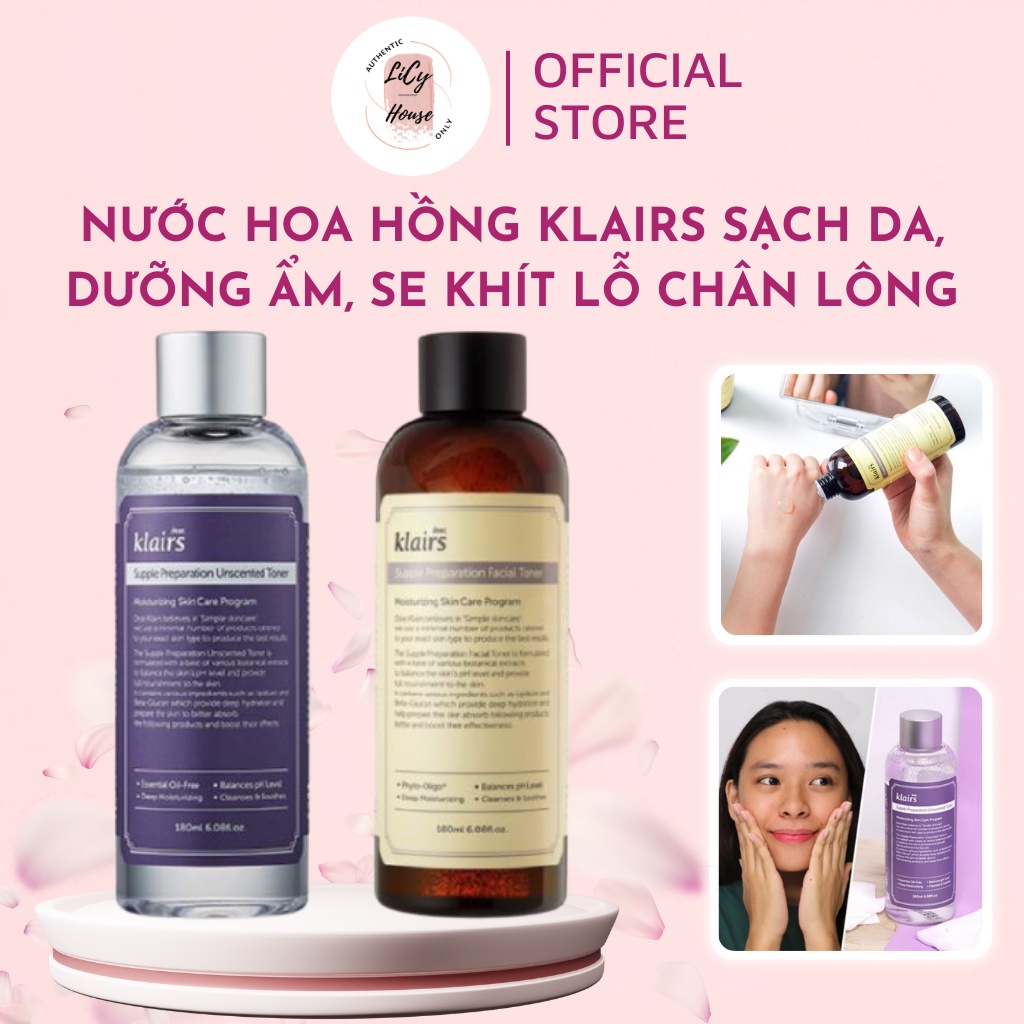 Nước hoa hồng Dear Klairs Supple Preparation toner - licyhouse