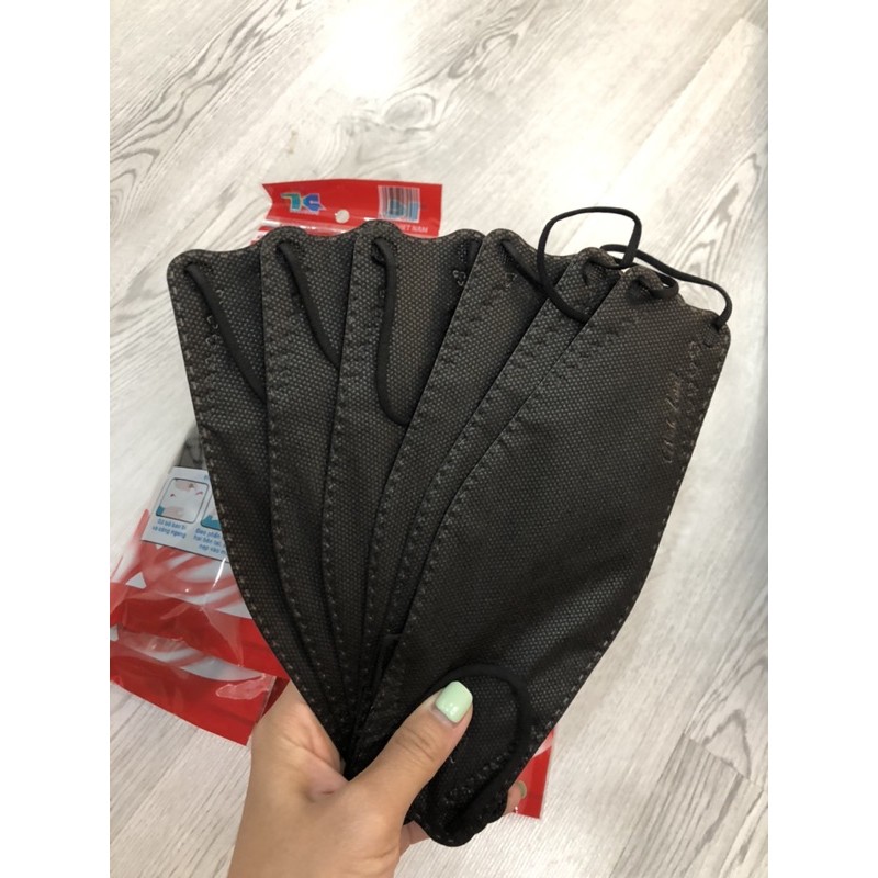 KHẨU TRANG LANDMASK 3D KF94 (giá 6c/ gói) ĐEN- than hoạt tính | BigBuy360 - bigbuy360.vn