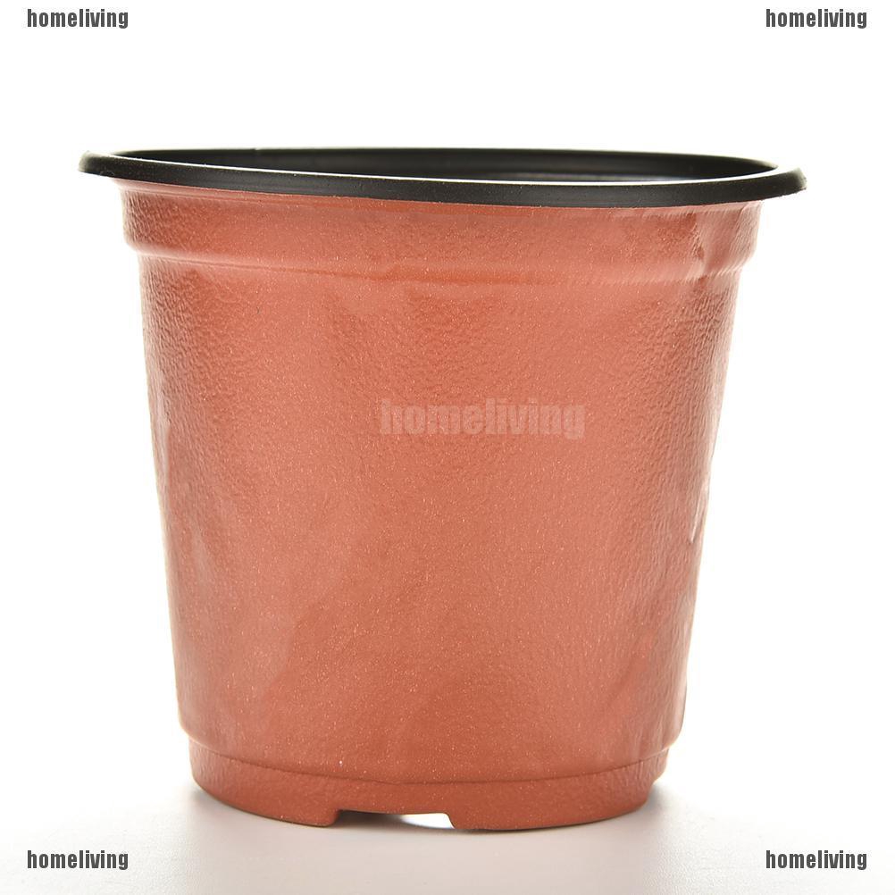 ❤❤Bộ 10 Chậu Hoa Tròn Mini Bằng Nhựa