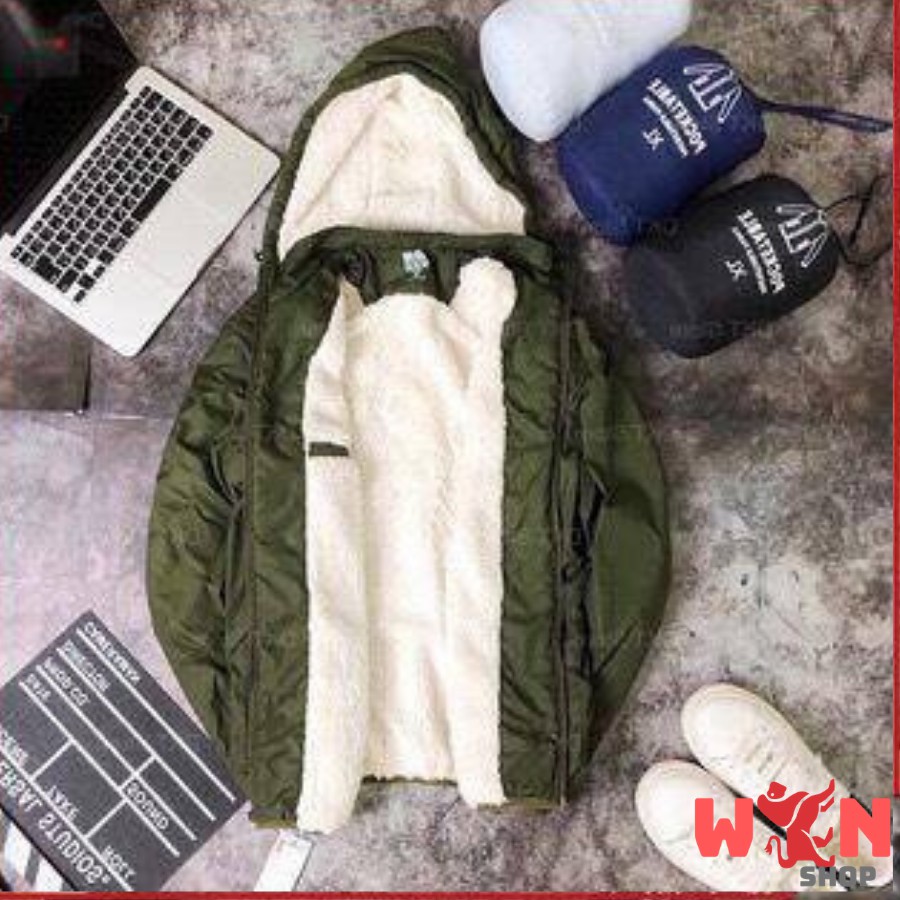 [ Mã MA1215 hoàn xu 15% tối đa 50k đơn từ 150k ] Áo Khoác Gió Lót Lông Cừu UNISEX Xuất Nhật Bản- Siêu Nhẹ Chống Nước | BigBuy360 - bigbuy360.vn