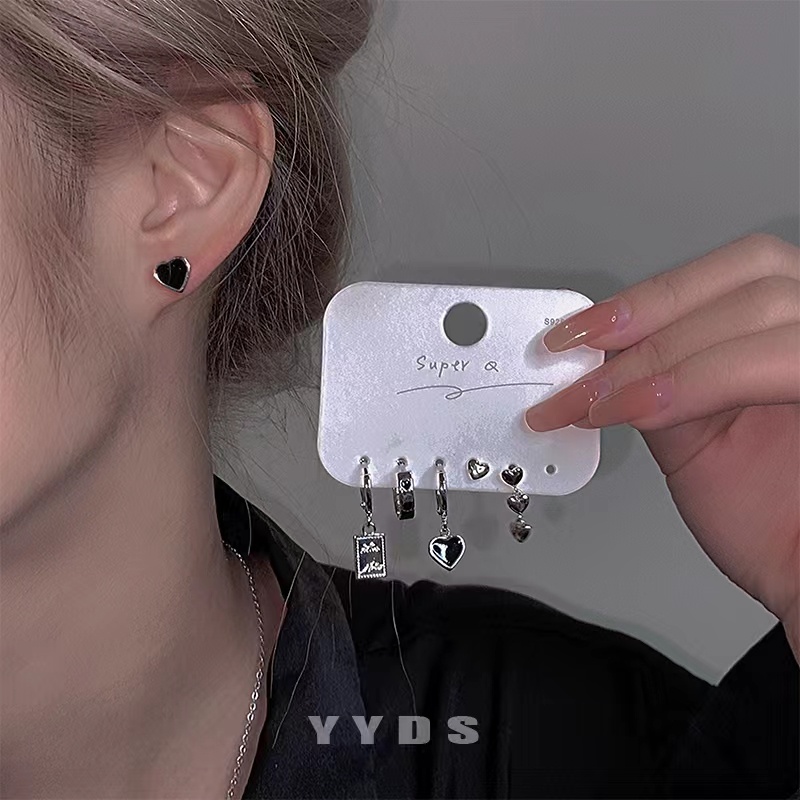 Set Khuyên Tai Thời Trang Đơn Giản Cho Nữ