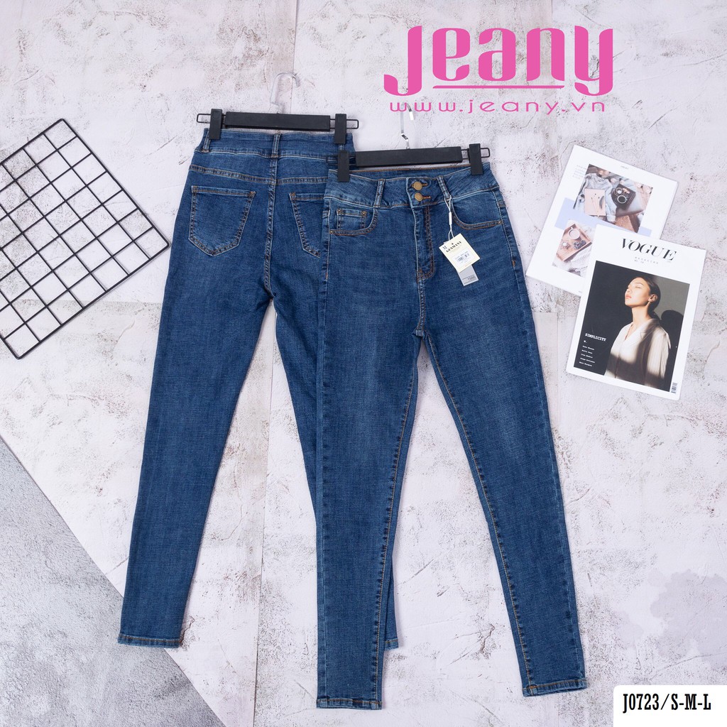 Quần Jean Ôm Skinny Lủng Cao 2 Nút J0723 - Jeany