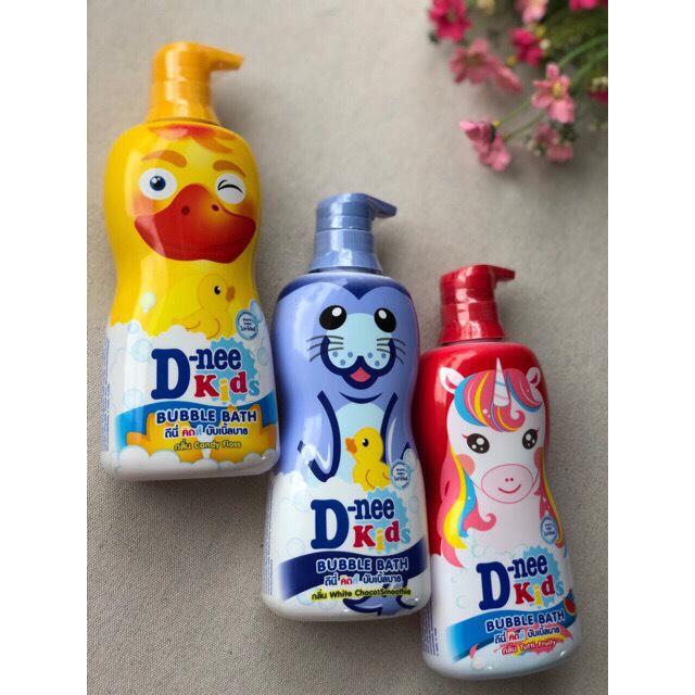 Sữa tắm gội Dnee Kid MÀU TÍM hình thú cho bé 400ml Thái Lan